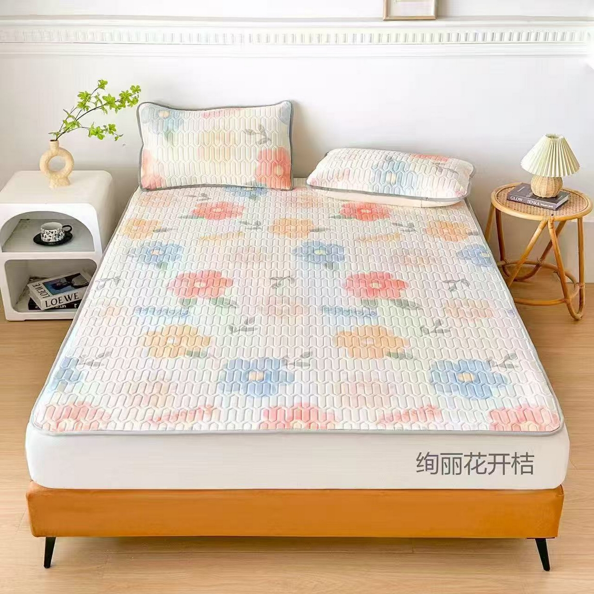 91家纺网 家纺一手货源 找家纺 （总）席匠 2026新款乳胶小包边印花凉席席子