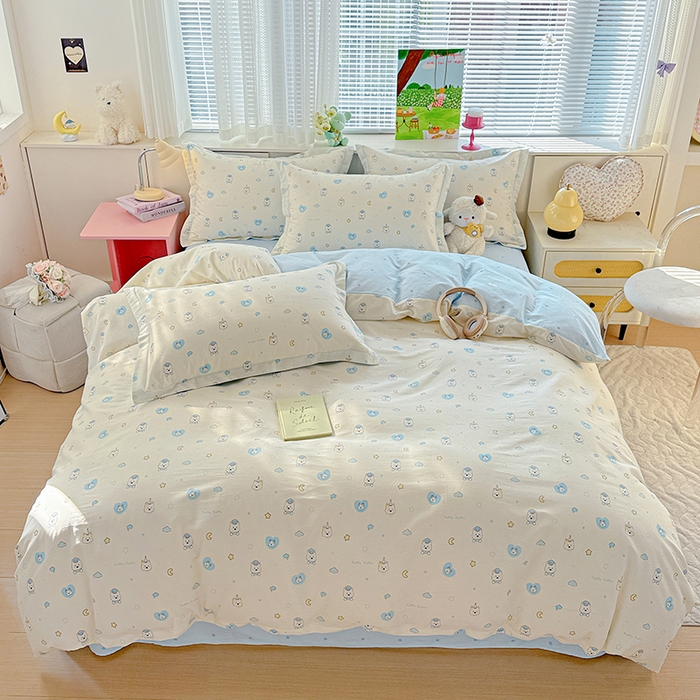 依庭 2026新款12868全棉纯棉印花四件套甜梦小狗