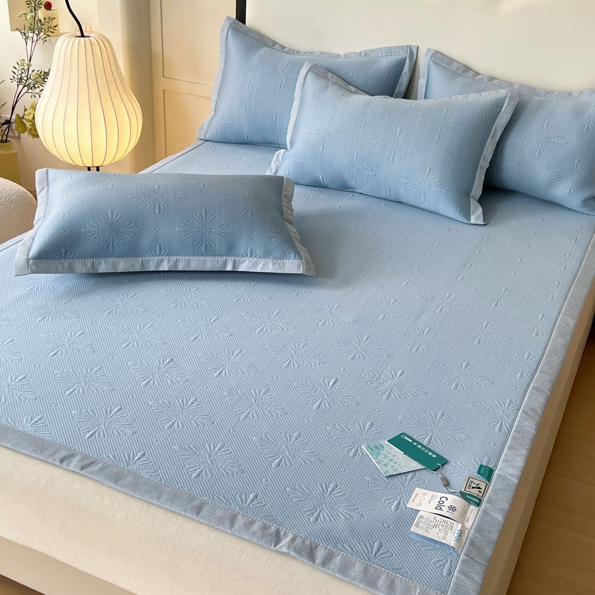 91家纺网 家纺一手货源 找家纺 （总）席匠 2026新款高分子软席凉豆豆平铺款凉席席子烟花直角