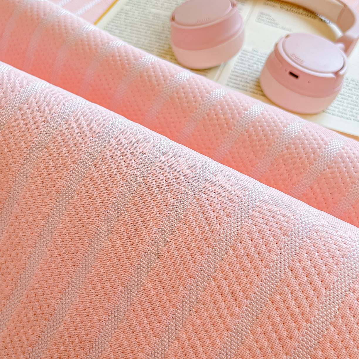 91家纺网 家纺一手货源 找家纺 （总）蓝邻家纺 2026年新款PE提花三丽鸥毛巾绣凉席系列-学生床