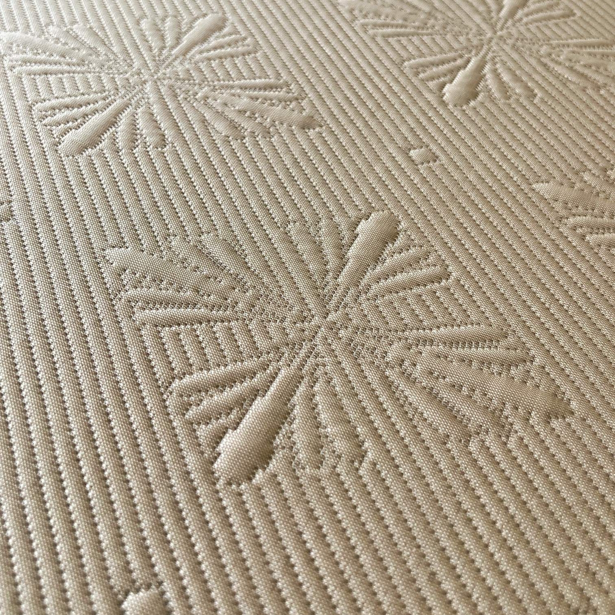 91家纺网 家纺一手货源 找家纺 席匠 2026新款高分子软席凉豆豆平铺款凉席席子烟花直角 烟花直角-香槟