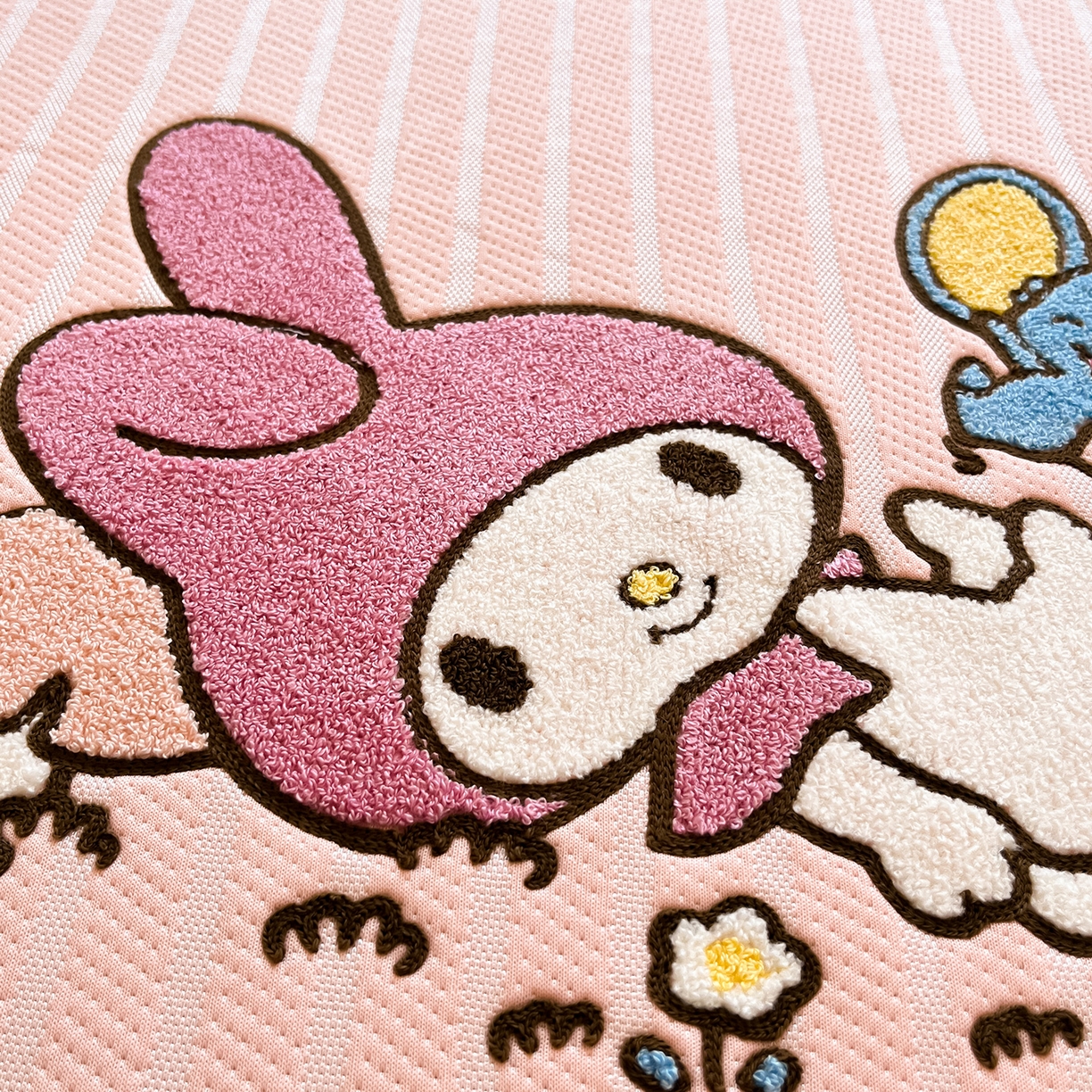 91家纺网 家纺一手货源 找家纺 （总）蓝邻家纺 2026年新款PE提花三丽鸥毛巾绣凉席系列-学生床