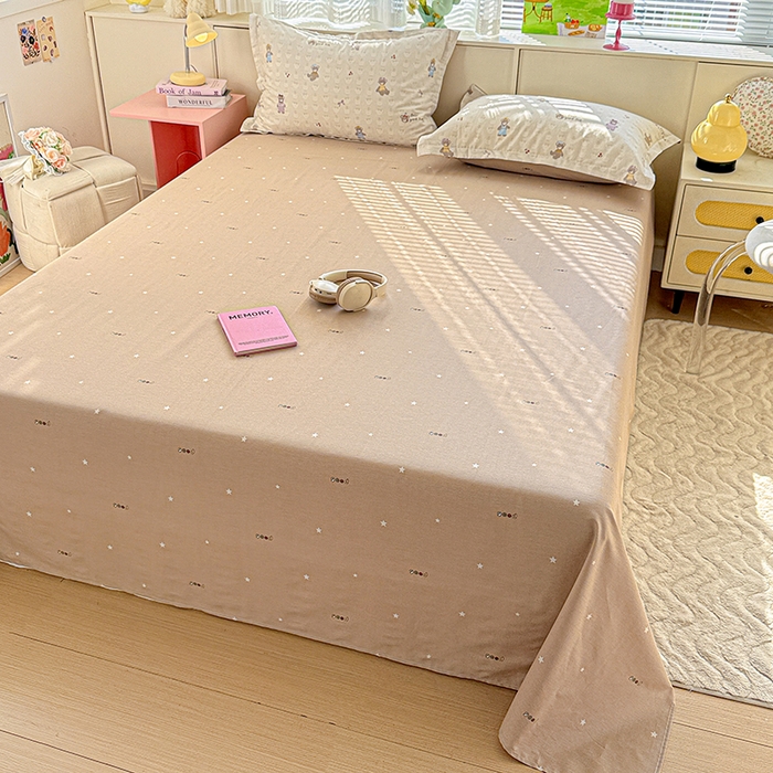 91家纺网 家纺一手货源 找家纺 依庭 2026新款12868全棉纯棉印花四件套熊熊漫歌