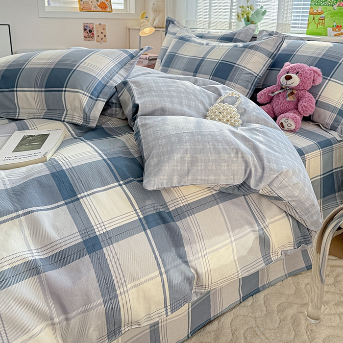 91家纺网 家纺一手货源 找家纺 依庭 2026新款12868全棉纯棉印花四件套悬浮晶阵