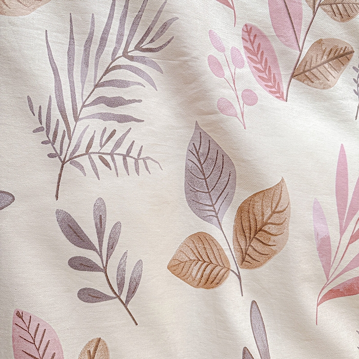 91家纺网 家纺一手货源 找家纺 依庭 2026新款12868全棉纯棉印花四件套叶语轻喃