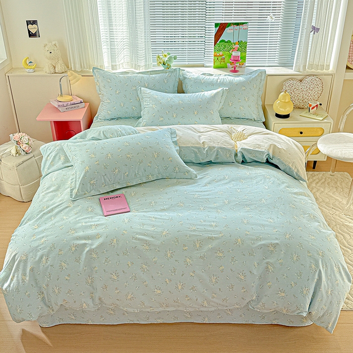 依庭 2026新款12868全棉纯棉印花四件套云舒花