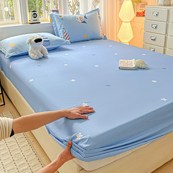 91家纺网 家纺一手货源 找家纺 （总）依庭 2026新款12868全棉纯棉印花床笠