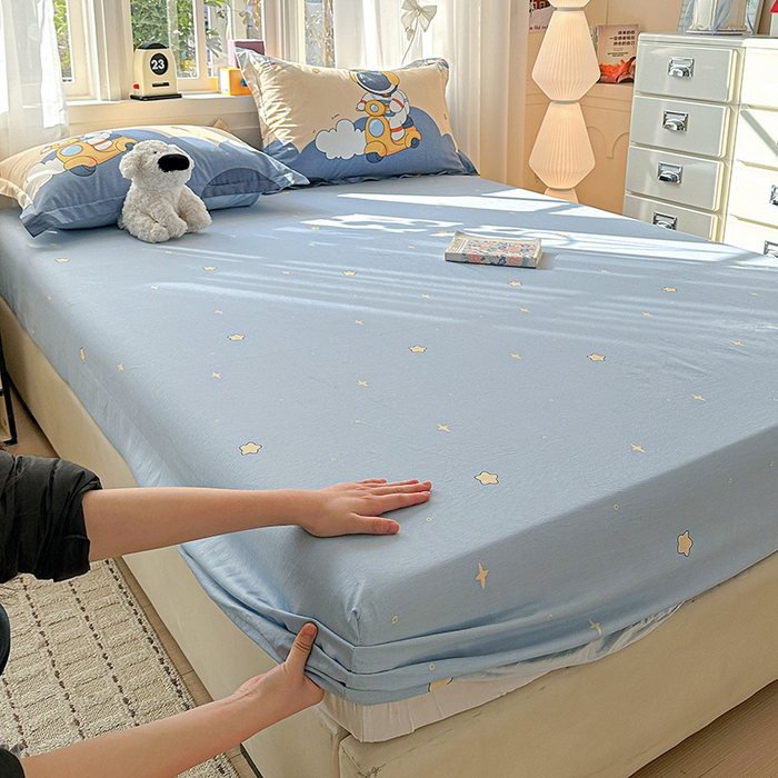 91家纺网 家纺一手货源 找家纺 （总）依庭 2026新款12868全棉纯棉印花床笠