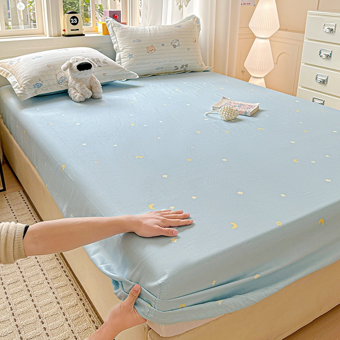 91家纺网 家纺一手货源 找家纺 （总）依庭 2026新款12868全棉纯棉印花床笠