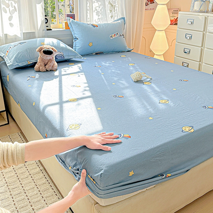 91家纺网 家纺一手货源 找家纺 （总）依庭 2026新款12868全棉纯棉印花床笠