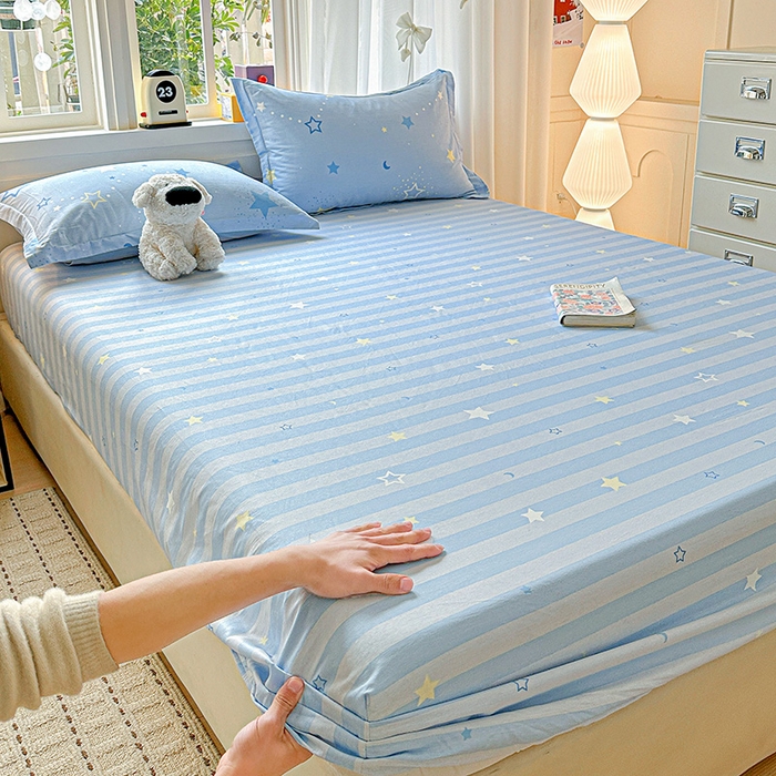 91家纺网 家纺一手货源 找家纺 （总）依庭 2026新款12868全棉纯棉印花床笠