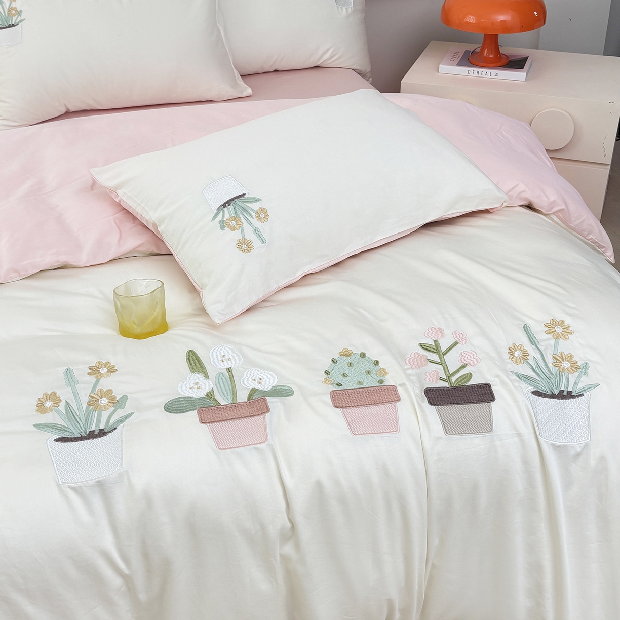 91家纺网 家纺一手货源 找家纺 （总）合欢（原天一阁） 2026新款50s双股长绒棉纯棉刺绣四件套礼盒装-秘境花园