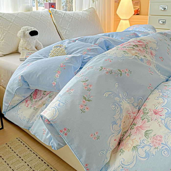 91家纺网 家纺一手货源 找家纺 （总）依庭 2026新款12868全棉纯棉印花被套