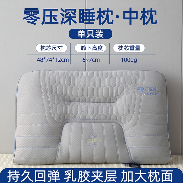 91家纺网 家纺一手货源 找家纺 （总）圣靓家纺 2026新款零压深睡护颈枕枕头枕芯