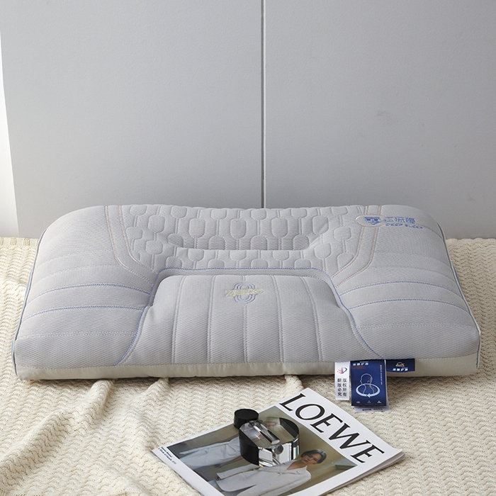 91家纺网 家纺一手货源 找家纺 圣靓家纺 2026新款零压深睡护颈枕枕头枕芯 零压深睡枕-灰色高枕【单只装】