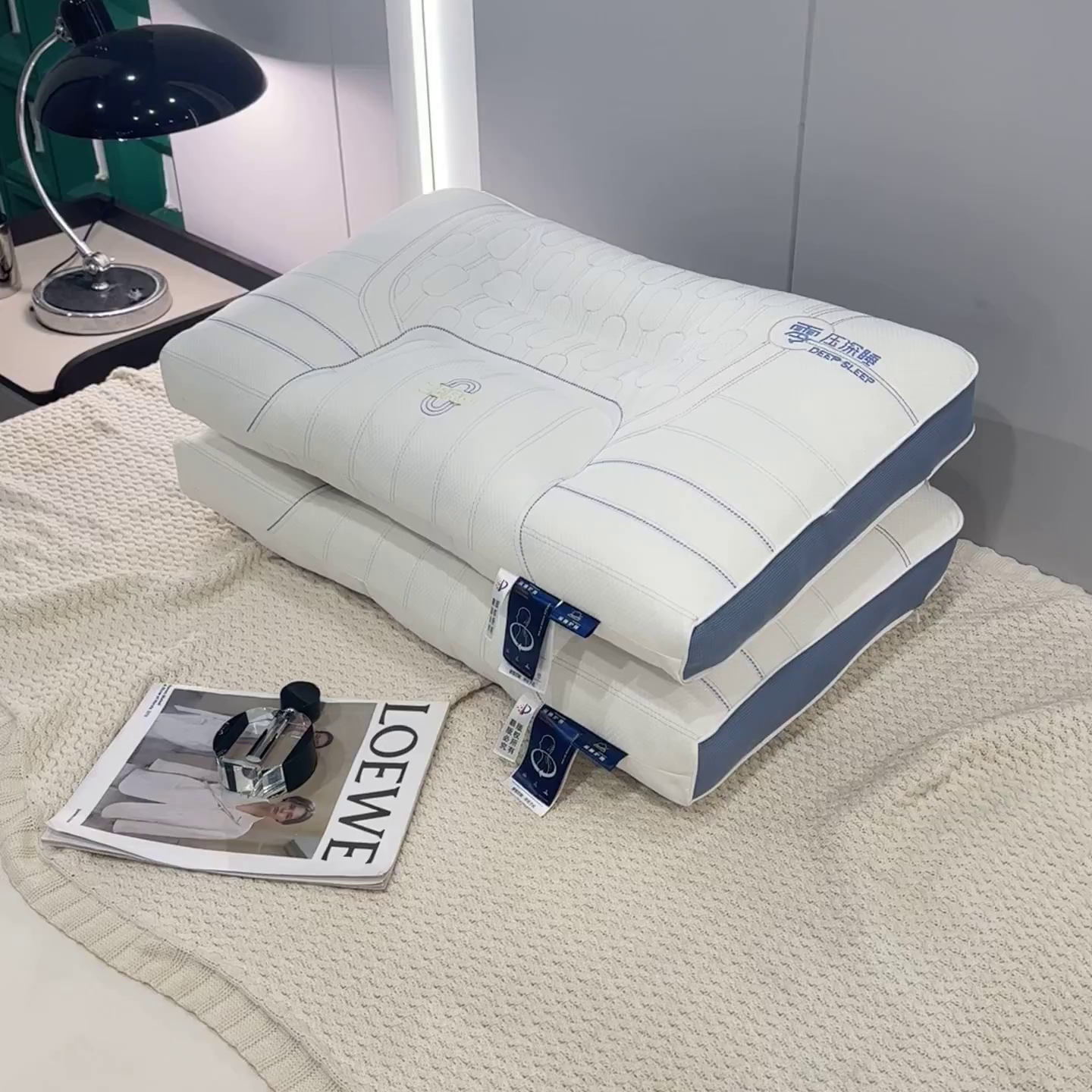 91家纺网 家纺一手货源 找家纺 （总）圣楚家纺 2026新款零压深睡护颈枕枕头枕芯