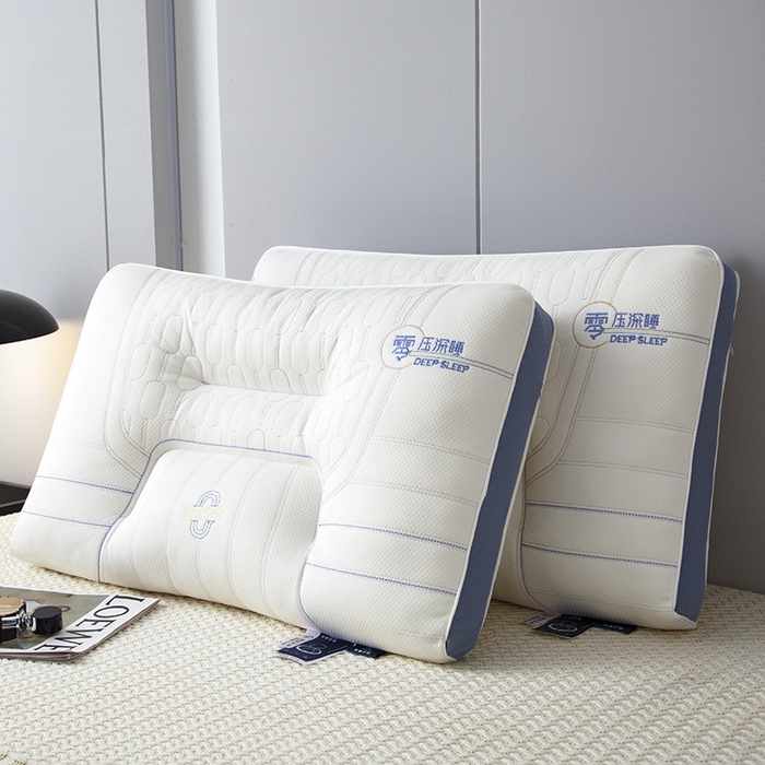 91家纺网 家纺一手货源 找家纺 圣楚家纺 2026新款零压深睡护颈枕枕头枕芯 零压深睡枕-白色低枕【单只装】