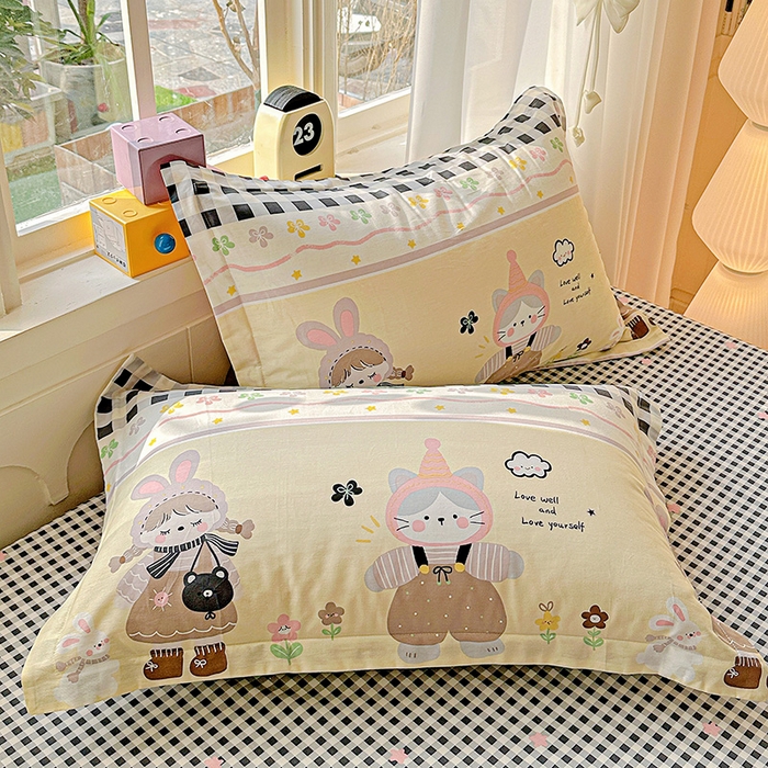 91家纺网 家纺一手货源 找家纺 （总）依庭 2026新款12868全棉纯棉印花枕套