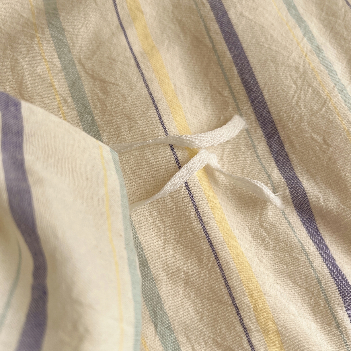 91家纺网 家纺一手货源 找家纺 丽涵家纺 2026新款全棉纯棉色织水洗棉绣花单被套被套单件 韵律-紫