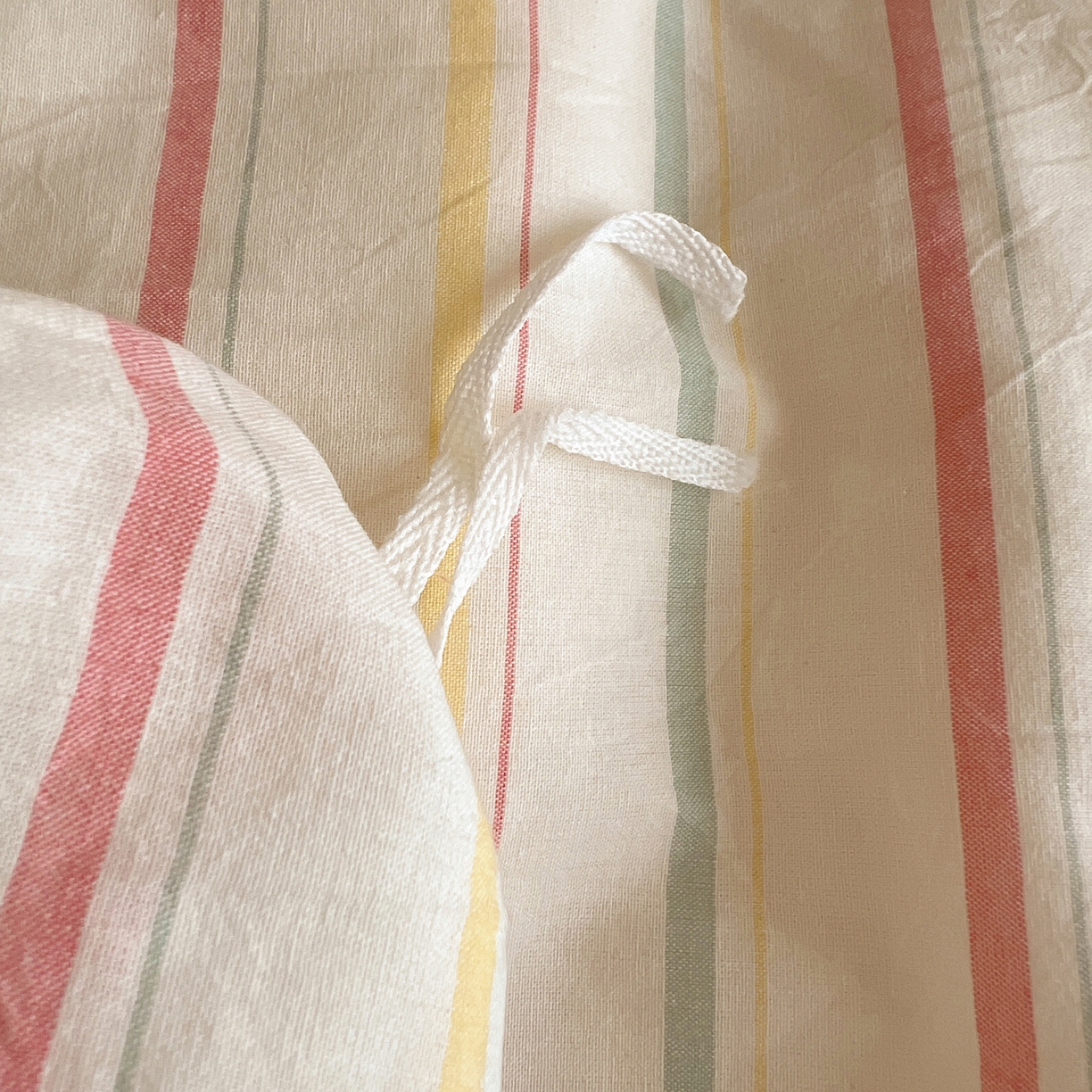 91家纺网 家纺一手货源 找家纺 丽涵家纺 2026新款全棉纯棉色织水洗棉绣花单被套被套单件 韵律-粉