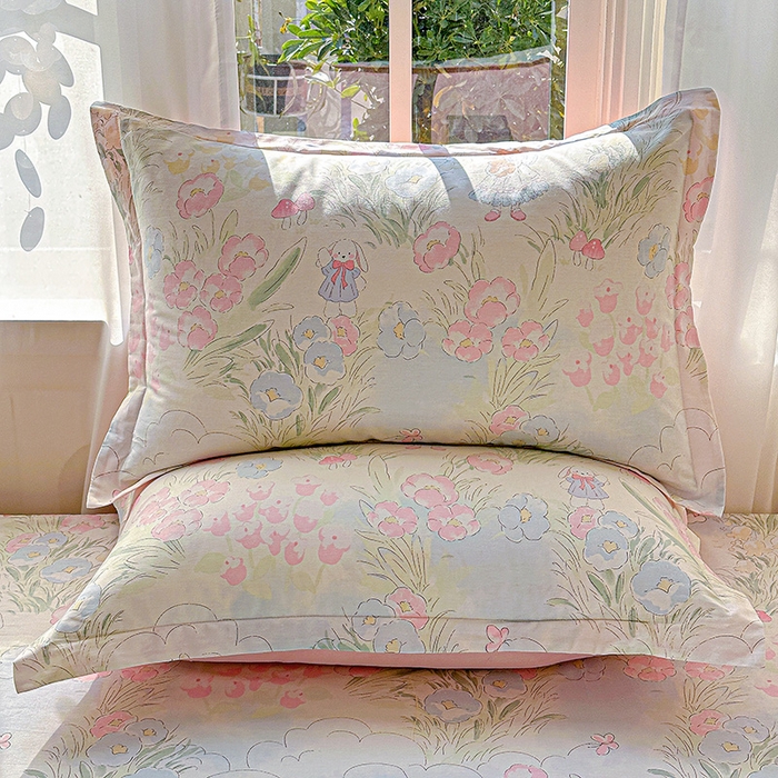 91家纺网 家纺一手货源 找家纺 （总）依庭 2026新款12868全棉纯棉印花枕套