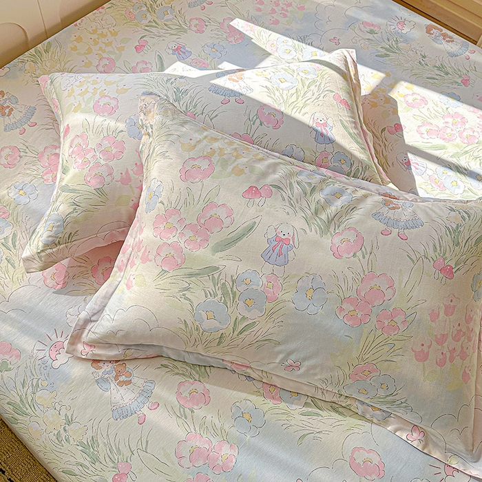 91家纺网 家纺一手货源 找家纺 （总）依庭 2026新款12868全棉纯棉印花枕套