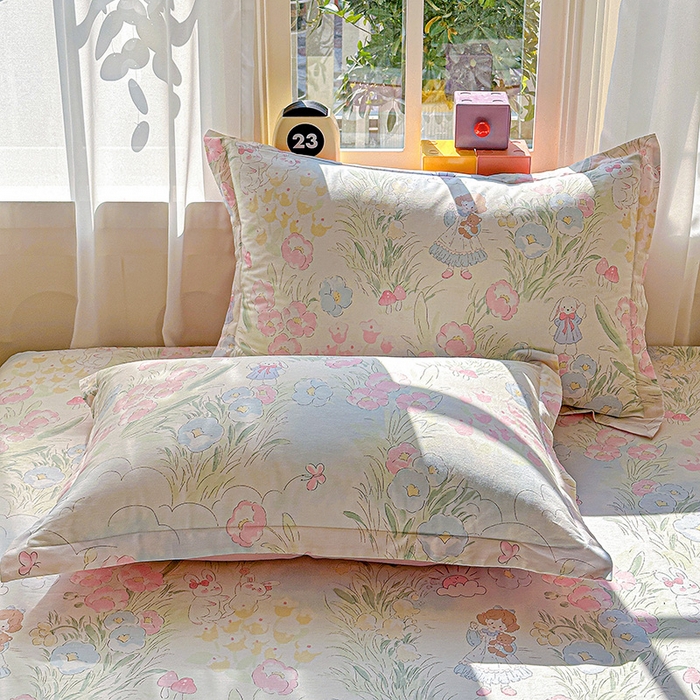 91家纺网 家纺一手货源 找家纺 （总）依庭 2026新款12868全棉纯棉印花枕套