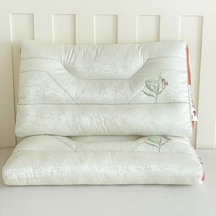 91家纺网 家纺一手货源 找家纺 （总）她喜爱枕芯 2026新款青麻颈椎呵护枕枕头枕芯