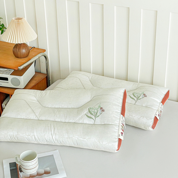 91家纺网 家纺一手货源 找家纺 （总）她喜爱枕芯 2026新款青麻颈椎呵护枕枕头枕芯