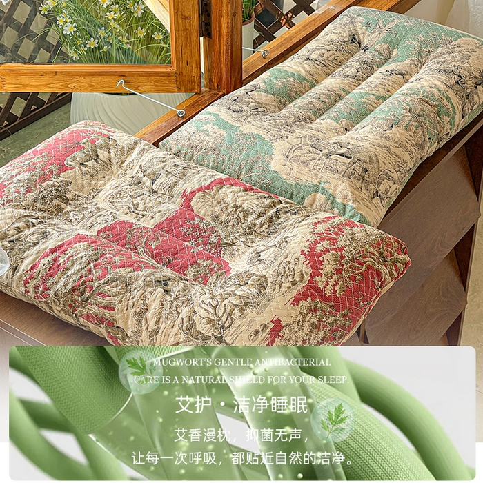 91家纺网 家纺一手货源 找家纺 （总）她喜爱枕芯 2026新款软硬芯态艾草香薰枕枕头枕芯