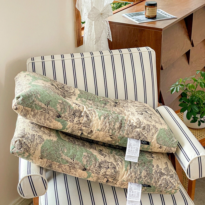 91家纺网 家纺一手货源 找家纺 她喜爱枕芯 2026新款软硬芯态艾草香薰枕枕头枕芯 艾草香薰枕-绿