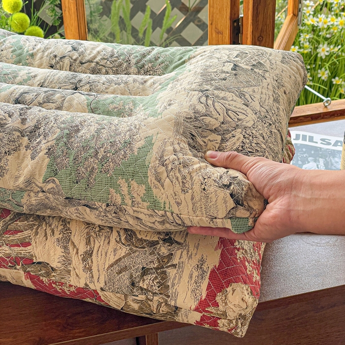 91家纺网 家纺一手货源 找家纺 她喜爱枕芯 2026新款软硬芯态艾草香薰枕枕头枕芯 艾草香薰枕-绿