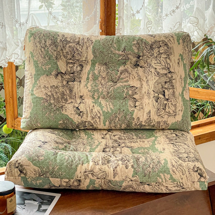 91家纺网 家纺一手货源 找家纺 她喜爱枕芯 2026新款软硬芯态艾草香薰枕枕头枕芯 艾草香薰枕-绿