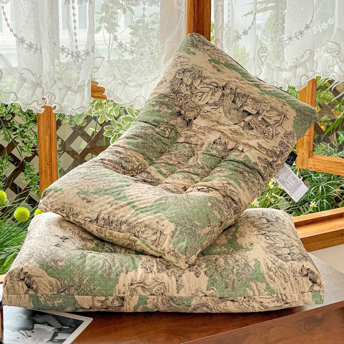 91家纺网 家纺一手货源 找家纺 她喜爱枕芯 2026新款软硬芯态艾草香薰枕枕头枕芯 艾草香薰枕-绿