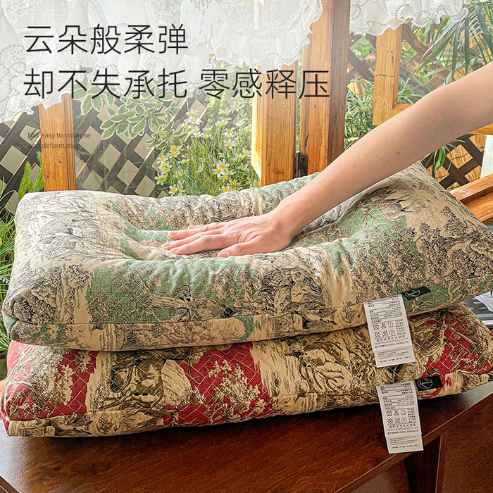 91家纺网 家纺一手货源 找家纺 她喜爱枕芯 2026新款软硬芯态艾草香薰枕枕头枕芯 组合图仅供展示