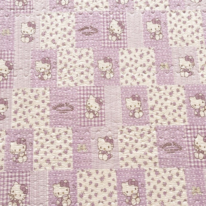 91家纺网 家纺一手货源 找家纺 梵朴 2026新款A类泡芙双层纱云感邹邹纱床盖三件套 泡芙KT-紫