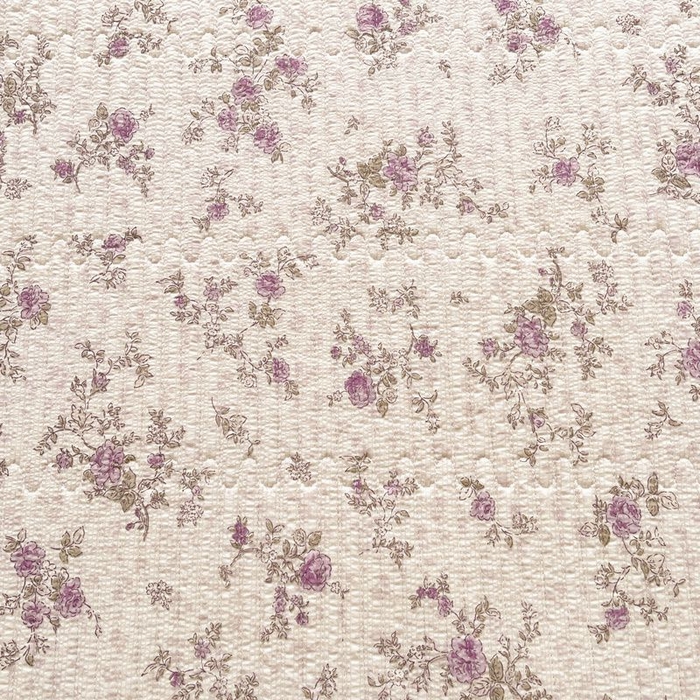 91家纺网 家纺一手货源 找家纺 梵朴 2026新款A类泡芙双层纱云感邹邹纱床盖三件套 花季紫