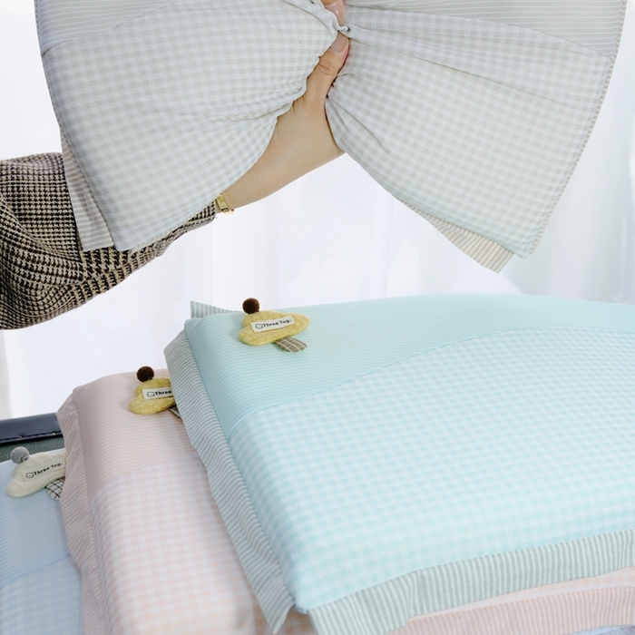 91家纺网 家纺一手货源 找家纺 她喜爱枕芯 2026新款凉感记忆儿童枕枕头枕芯 蓝色