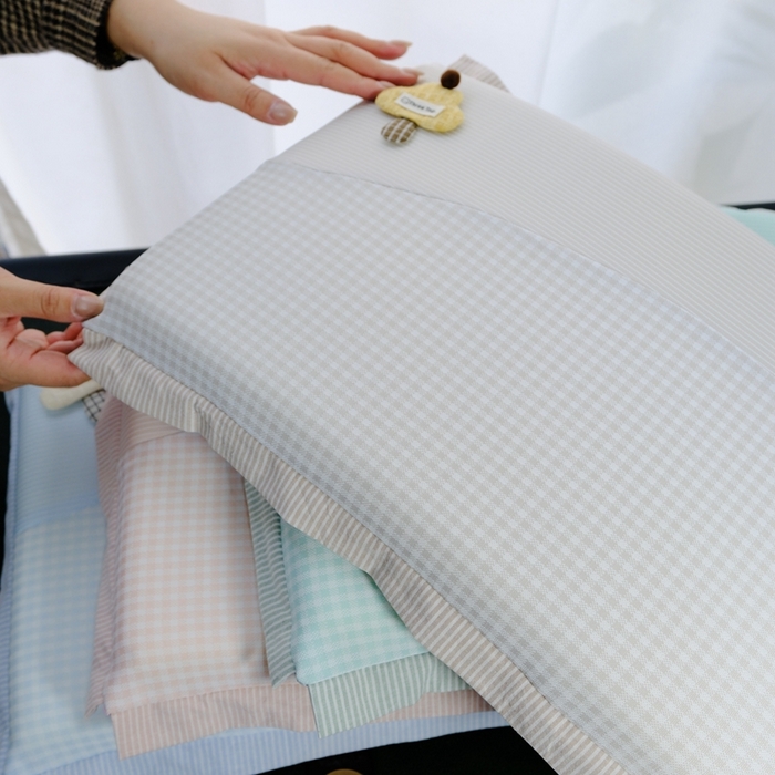 91家纺网 家纺一手货源 找家纺 她喜爱枕芯 2026新款凉感记忆儿童枕枕头枕芯 灰色