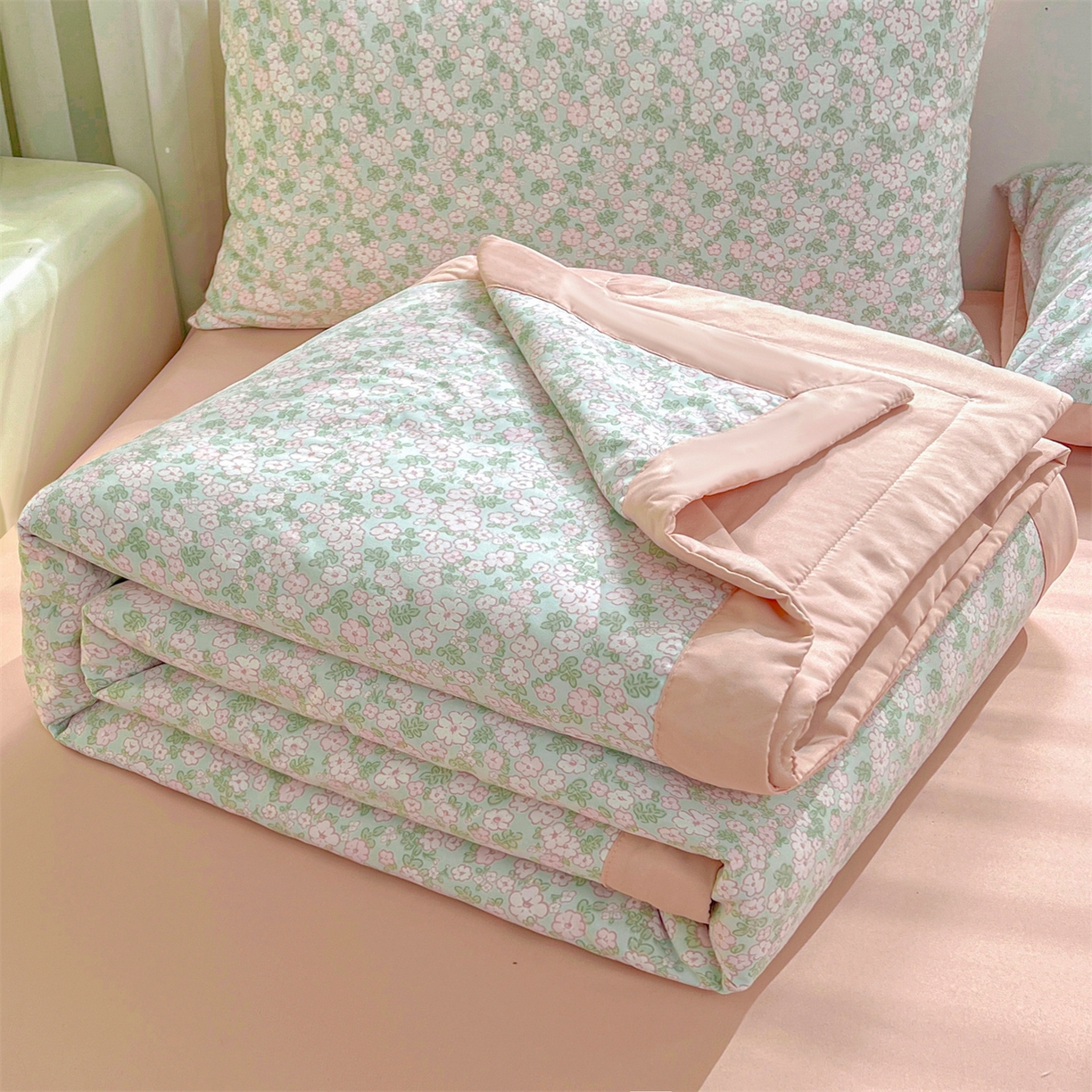 91家纺网 家纺一手货源 找家纺 （总）犇牛仓储供应链 2026新款高克重水洗棉印花棉花夏被夏凉被空调被