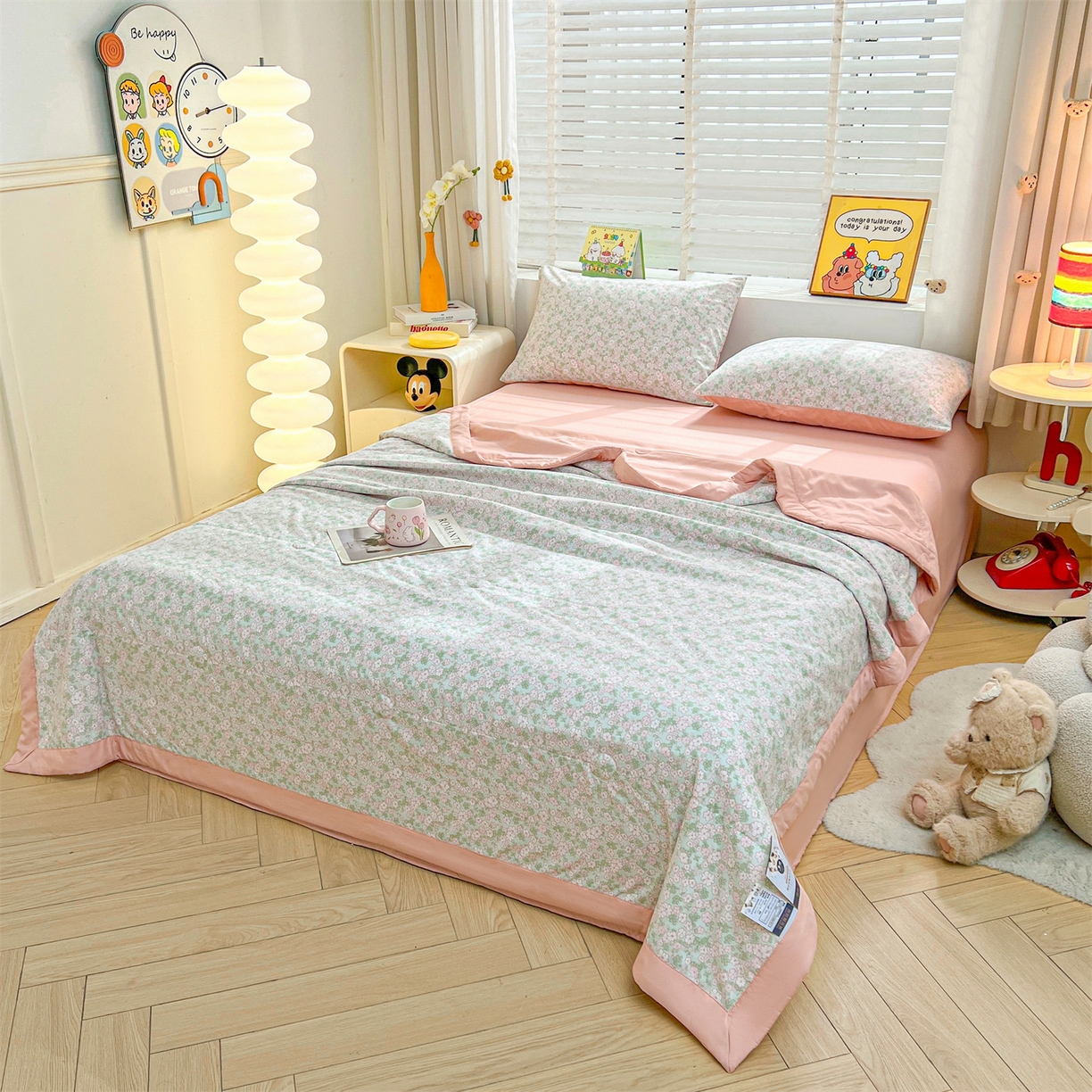 91家纺网 家纺一手货源 找家纺 （总）犇牛仓储供应链 2026新款高克重水洗棉印花棉花夏被夏凉被空调被