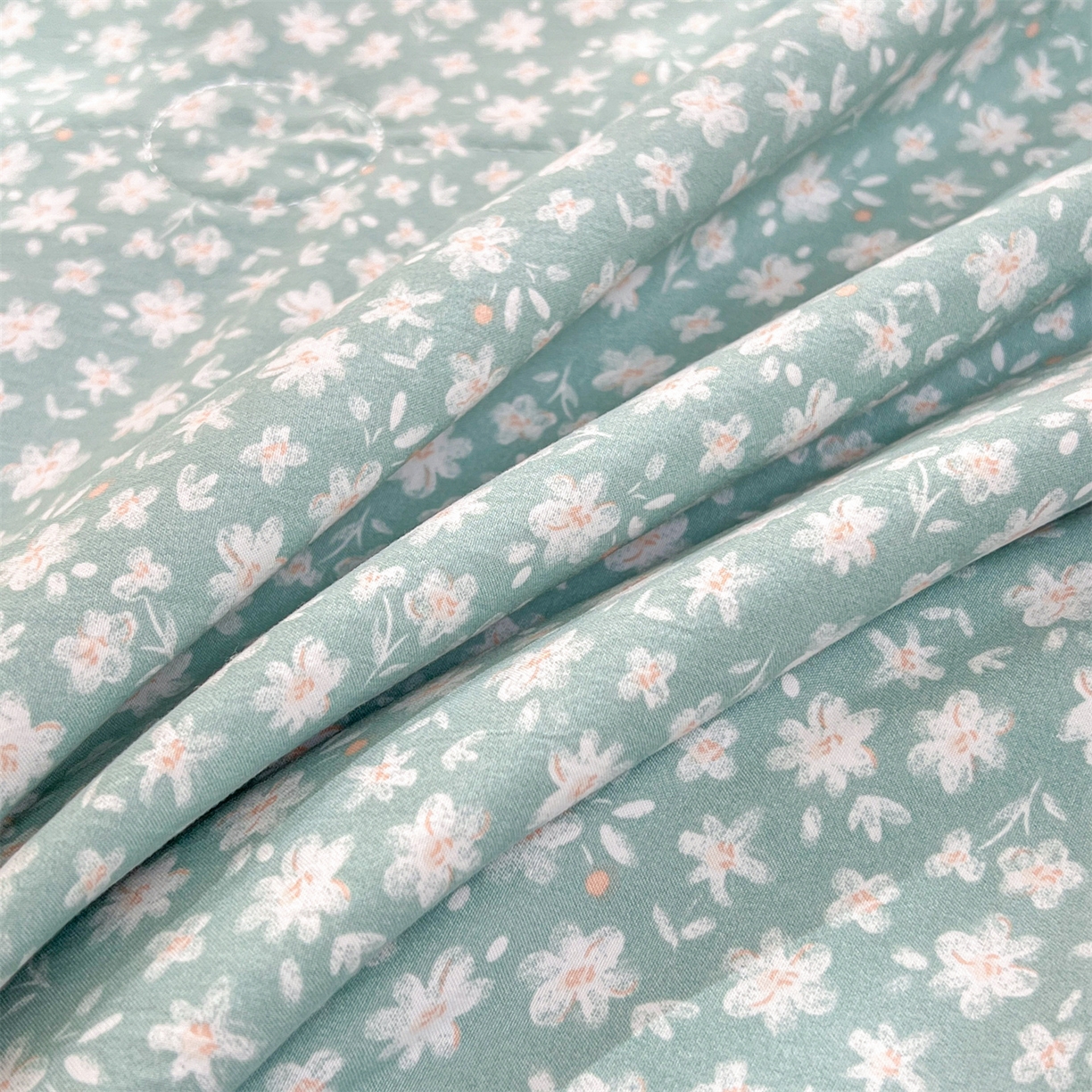 91家纺网 家纺一手货源 找家纺 犇牛仓储供应链 2026新款高克重水洗棉印花棉花夏被夏凉被空调被 朵拉花园