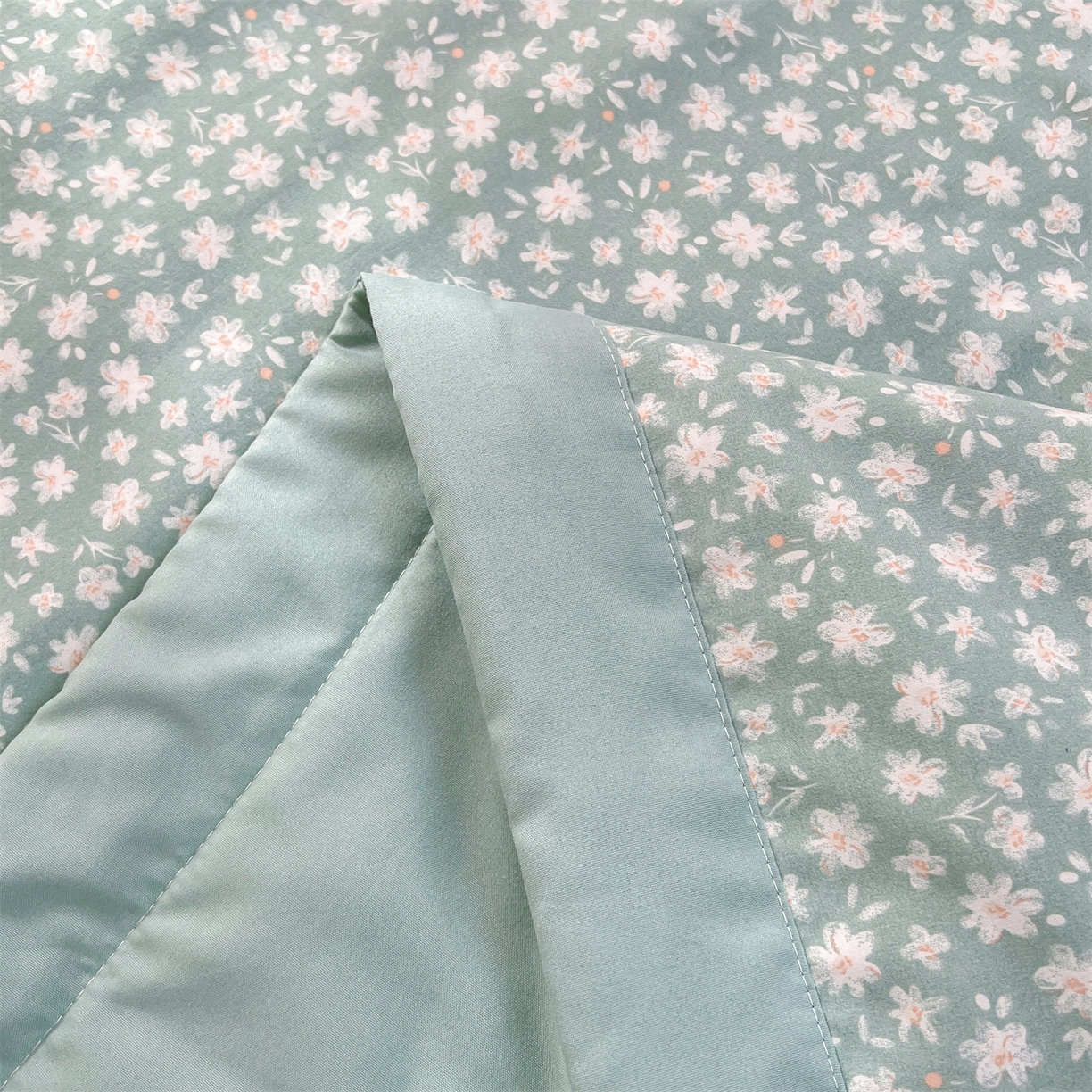 91家纺网 家纺一手货源 找家纺 犇牛仓储供应链 2026新款高克重水洗棉印花棉花夏被夏凉被空调被 朵拉花园