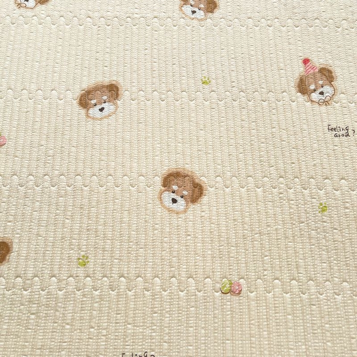 91家纺网 家纺一手货源 找家纺 梵朴 2026新款A类泡芙双层纱云感邹邹纱床盖三件套 萌宠