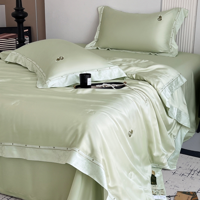 91家纺网 家纺一手货源 找家纺 （总）桂雅居 2026新款东芳茶净--福运绵长工艺夏被被子被芯