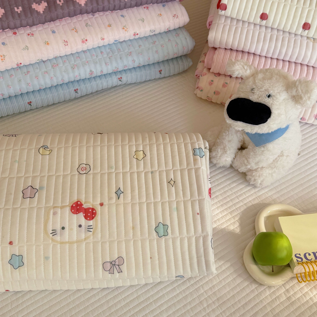 91家纺网 家纺一手货源 找家纺 （总）美乐迪家纺 2026春夏新款水光冰丝床盖夏被夏凉被空调被四件套