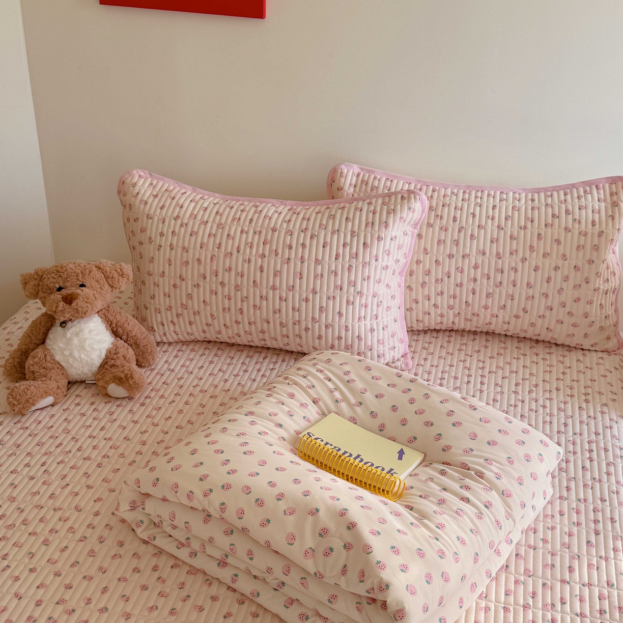 91家纺网 家纺一手货源 找家纺 （总）美乐迪家纺 2026春夏新款水光冰丝床盖夏被夏凉被空调被四件套