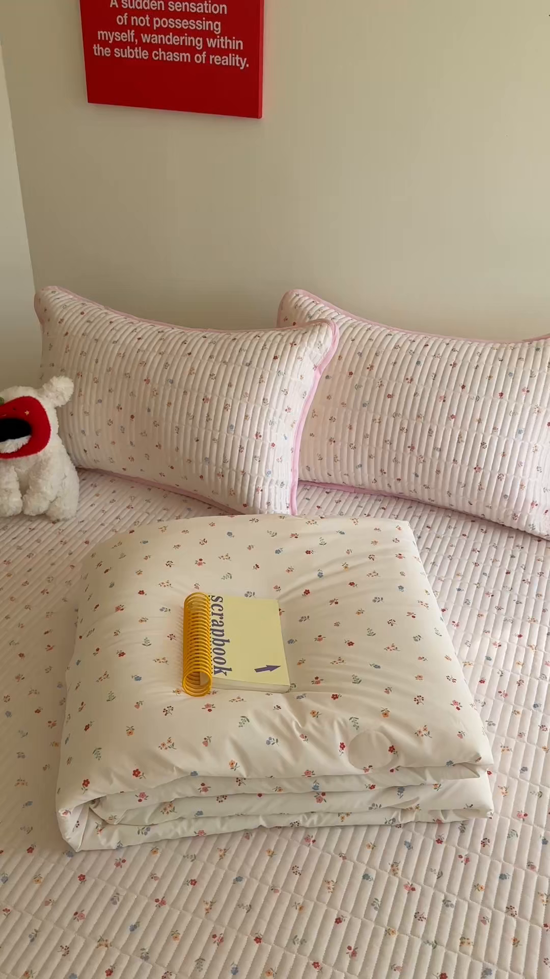 91家纺网 家纺一手货源 找家纺 美乐迪家纺 2026春夏新款水光冰丝床盖夏被夏凉被空调被四件套 彩色小花