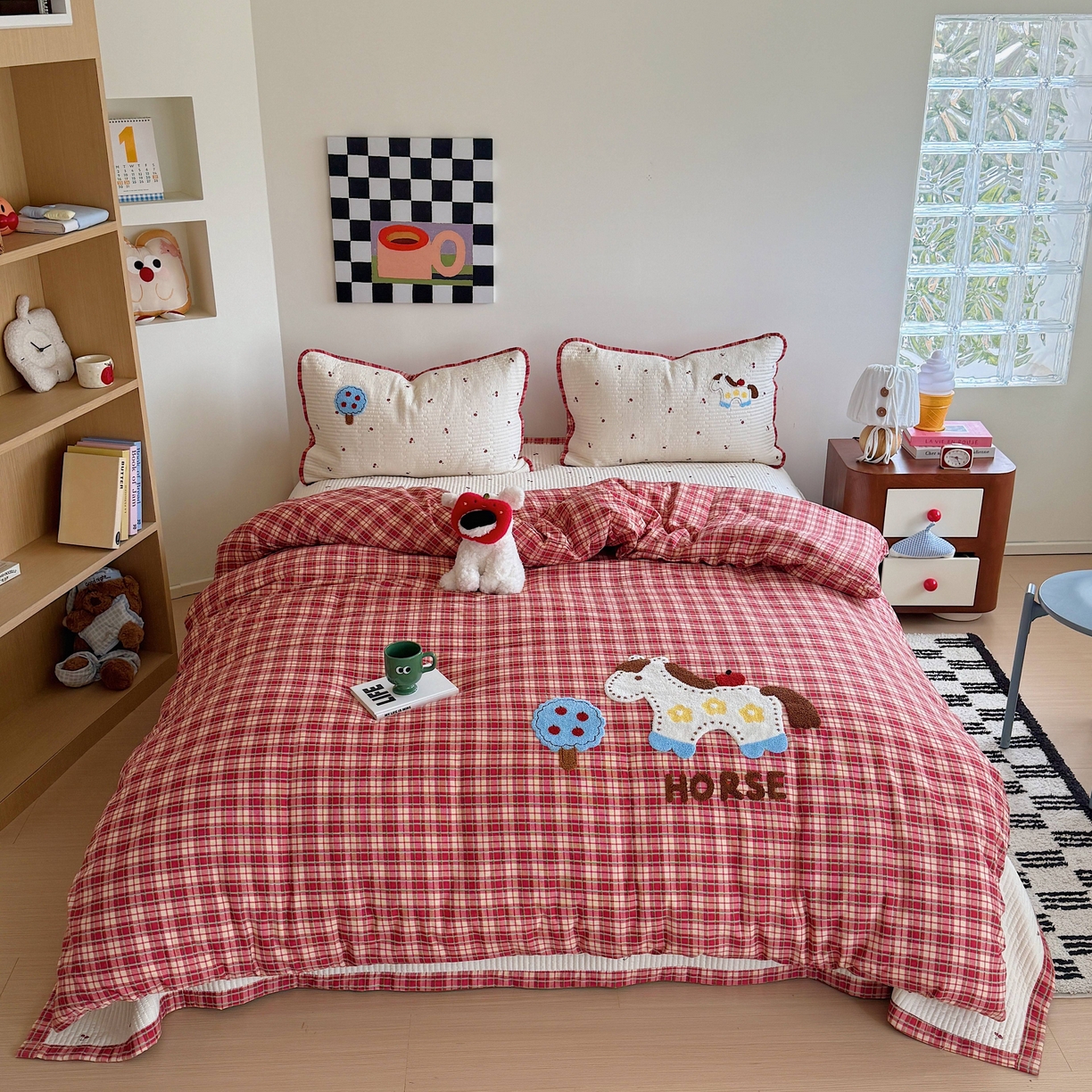 91家纺网 家纺一手货源 找家纺 （总）顾里家纺 2026新款ins韩风床盖单品床盖单件三件套被套四件套