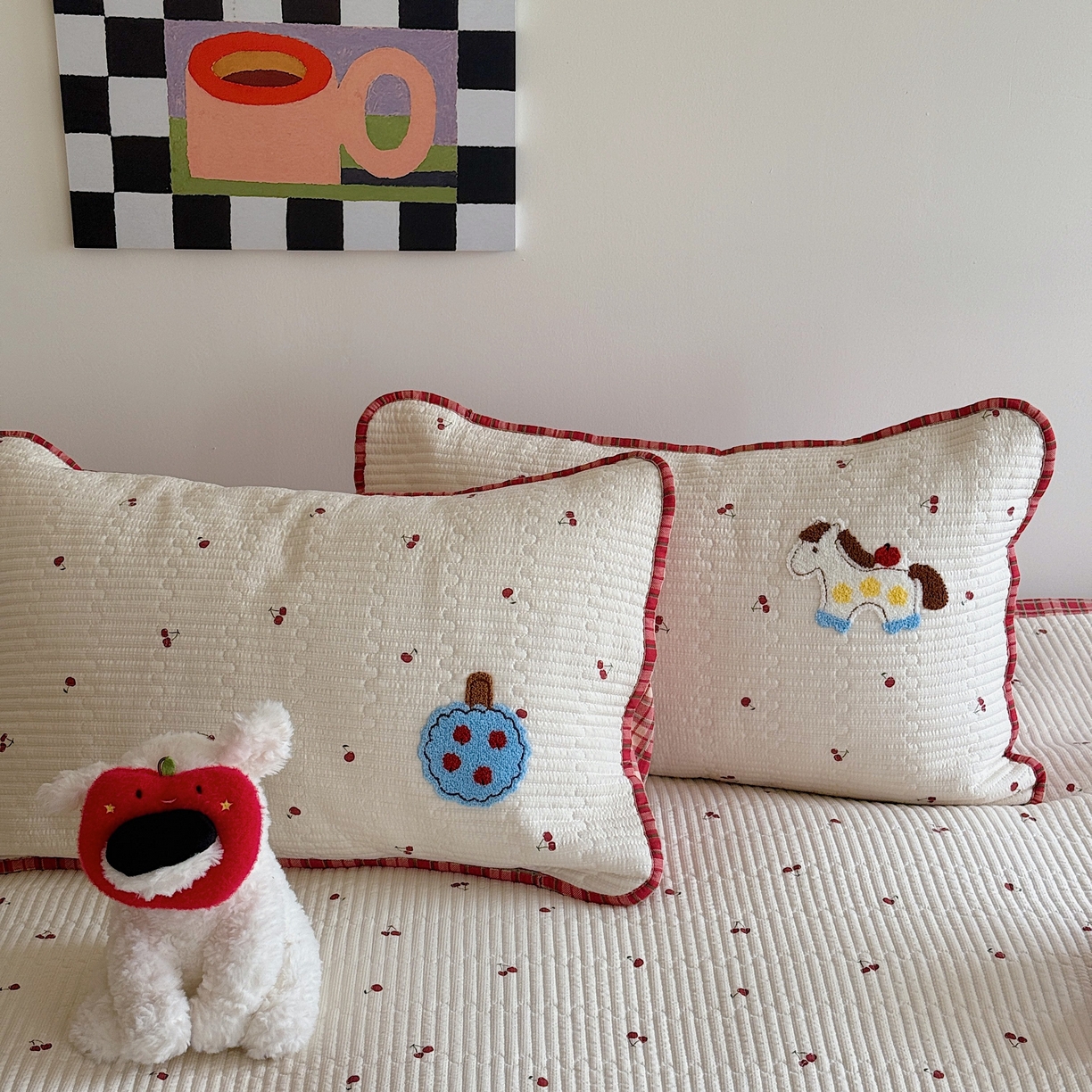 91家纺网 家纺一手货源 找家纺 （总）顾里家纺 2026新款ins韩风床盖单品床盖单件三件套被套四件套